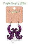 Erstwilder Nouveau Essentials Drop Earrings - Pink & Emerald left only Erstwilder Nouveau Essentials Drop Earrings - Pink & Emerald left only
