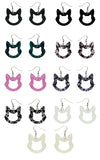 Erstwilder Essentials Open Cat Head Drop Earrings Erstwilder Essentials Open Cat Head Drop Earrings