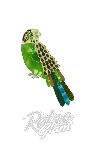 Erstwilder Flossie The Budgie Brooch Erstwilder Flossie The Budgie Brooch