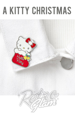 a kitty christmas enamel pin a kitty christmas enamel pin