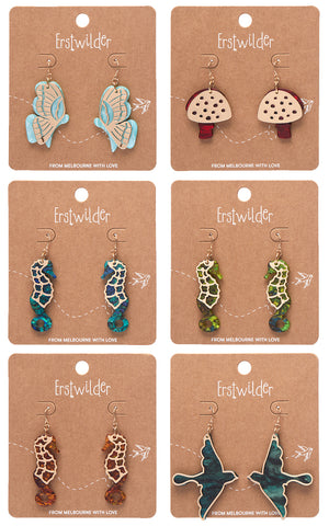 Erstwilder La Belle Epoque Drop Earrings Erstwilder La Belle Epoque Drop Earrings