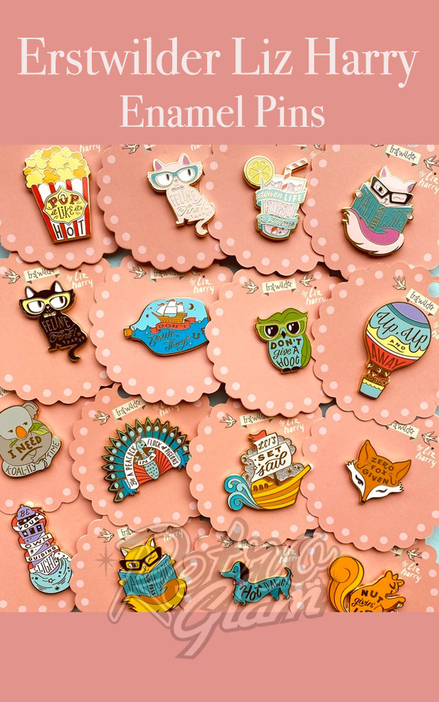 Erstwilder Liz Harry Enamel Pin Collection Erstwilder Liz Harry Enamel Pin Collection