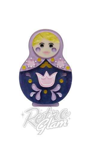 Erstwilder Matryoshka Memories Toy Brooch Erstwilder Matryoshka Memories Toy Brooch