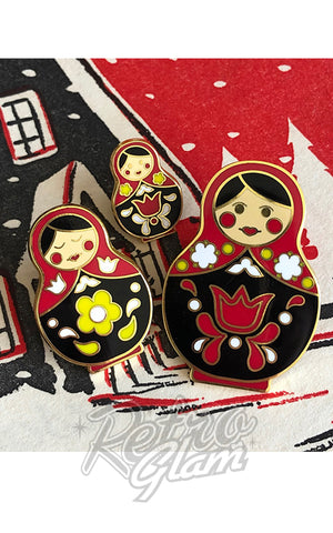 Erstwilder matryoshka doll pins Erstwilder matryoshka doll pins