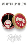 Erstwilder Enamel Pet Charm wapped in love cat Erstwilder Enamel Pet Charm wapped in love cat