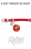 Erstwilder Enamel Pet Charm heart cat collar Erstwilder Enamel Pet Charm heart cat collar