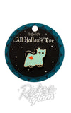 Erstwilder Most Ghostly Kitty Enamel pin glow dark card Erstwilder Most Ghostly Kitty Enamel pin glow dark card