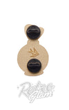 Erstwilder All Hallows Alchemy pin glow dark back Erstwilder All Hallows Alchemy pin glow dark back