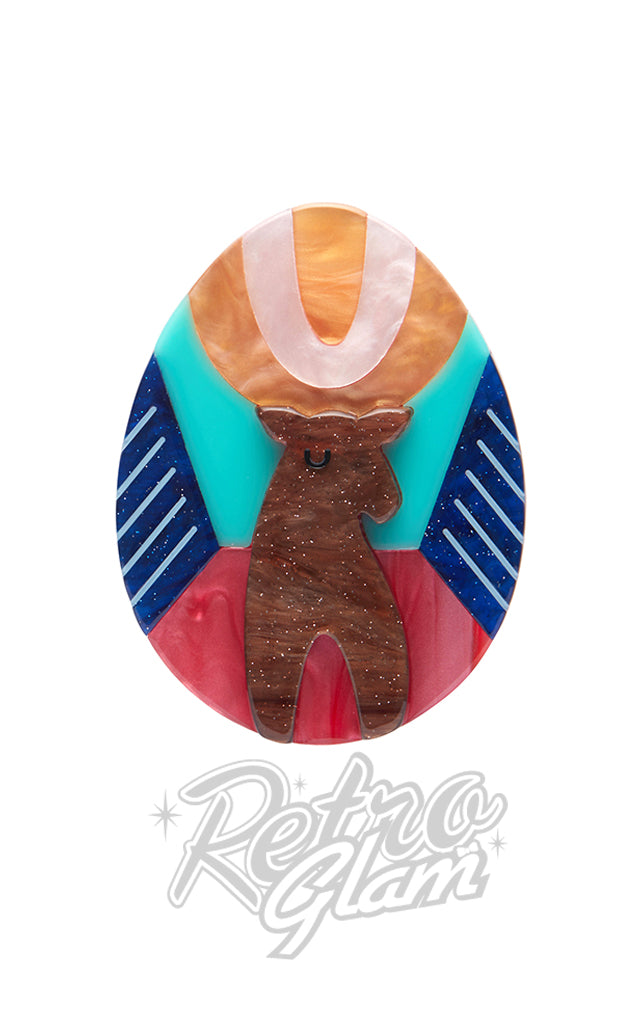 Erstwilder Deer Of Prosperity Brooch Erstwilder Deer Of Prosperity Brooch