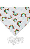 rainbow ruff scarf rainbow ruff scarf