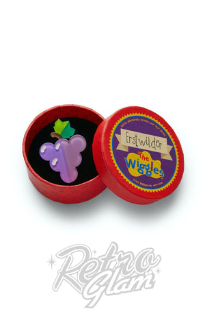 Erstwilder X Wiggles Fruit Salad Grapes Brooch box Erstwilder X Wiggles Fruit Salad Grapes Brooch box