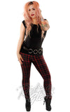 Retrolicious Boat Neck Top Black rock roll Retrolicious Boat Neck Top Black rock roll