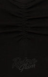Hell Bunny Philippa Top in Black fabric Hell Bunny Philippa Top in Black fabric