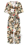 Hell Bunny Adelaida Jumpsuit detail back Hell Bunny Adelaida Jumpsuit detail back