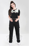 Hell Bunny Carpenter Black Denim Jeans Hell Bunny Carpenter Black Denim Jeans