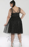 Hell Bunny Infinity 50's Dress curvy back Hell Bunny Infinity 50's Dress curvy back