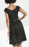 Hell Bunny Infinity 50's Skirt stars back Hell Bunny Infinity 50's Skirt stars back