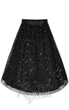 Hell Bunny Infinity 50's Skirt stars holiday Hell Bunny Infinity 50's Skirt stars holiday