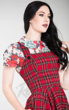 Red Tartan Punk Dress Red Tartan Punk Dress