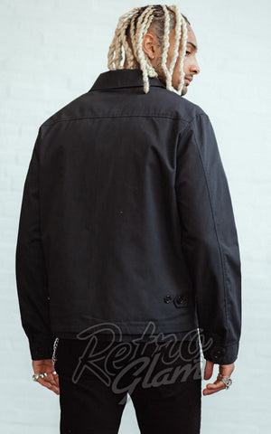 Hell Bunny Chet Rock Men's Frank's Drizzler Jacket back Hell Bunny Chet Rock Men's Frank's Drizzler Jacket back