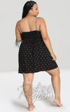 Hell Bunny Ribcage Babydoll Dress plus size back Hell Bunny Ribcage Babydoll Dress plus size back