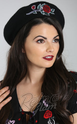 Hell Bunny Rosemary Beret Hell Bunny Rosemary Beret