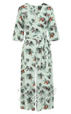 Hell Bunny Sofia Jumpsuit curvy detail Hell Bunny Sofia Jumpsuit curvy detail
