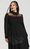Hell Bunny Tallulah Mid Dress gothic Hell Bunny Tallulah Mid Dress gothic