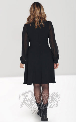 Hell Bunny Tallulah Mid Dress back Hell Bunny Tallulah Mid Dress back