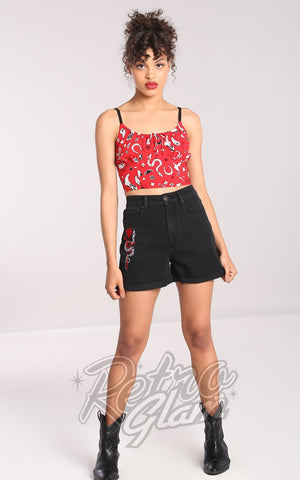 Hell Bunny Temptation Shorts Hell Bunny Temptation Shorts