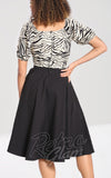 Hell Bunny Abi 50's Skirt in Black back Hell Bunny Abi 50's Skirt in Black back