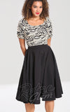 Hell Bunny Abi 50's Skirt in Black pinup Hell Bunny Abi 50's Skirt in Black pinup