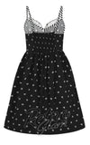Hell Bunny Ribcage Babydoll Dress back Hell Bunny Ribcage Babydoll Dress back
