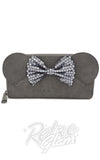 Loungefly x Disney Grey Sequin Bow Wallet Loungefly x Disney Grey Sequin Bow Wallet