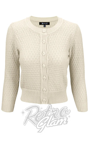Mak Textured Cardigan in Oatmeal Mak Textured Cardigan in Oatmeal
