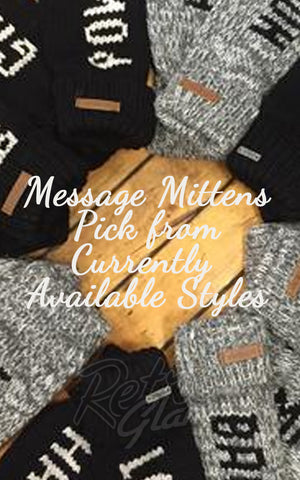 Deluxe Message Mittens Deluxe Message Mittens