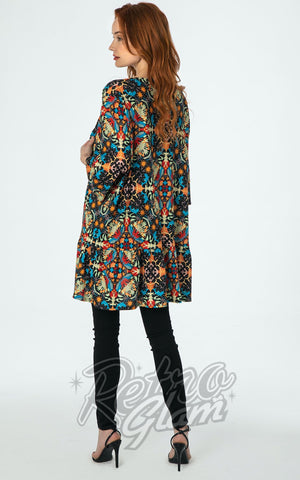 Miss Lulo Cleo Nautical NIght Cardigan back Miss Lulo Cleo Nautical NIght Cardigan back