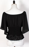The Oblong Box Victoria Top in Black back The Oblong Box Victoria Top in Black back