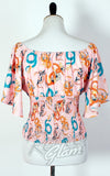 The Oblong Box Victoria Top in Slithering Snakes back The Oblong Box Victoria Top in Slithering Snakes back