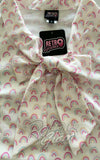 Retrolicious Bow Top in Rainbow Print 70s Retrolicious Bow Top in Rainbow Print 70s