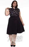 Retrolicious Charlotte Skirt in Black plus size Retrolicious Charlotte Skirt in Black plus size