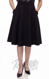 Retrolicious Charlotte Skirt in Black pockets Retrolicious Charlotte Skirt in Black pockets