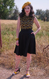 Retrolicious Charlotte Skirt in Black retro Retrolicious Charlotte Skirt in Black retro