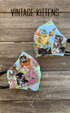 Retrolicous Vintage Kittens face mask Retrolicous Vintage Kittens face mask