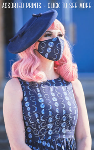 Retrolicious Face Mask - Assorted Prints Retrolicious Face Mask - Assorted Prints