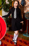 Retrolicious Twiggy Mod 60's Dress in Black Retrolicious Twiggy Mod 60's Dress in Black