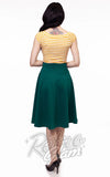 Retrolicious Charlotte Skirt circle skirt in Green back Retrolicious Charlotte Skirt circle skirt in Green back
