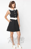 Smak Parlour Black & White Quilted Mini Dress Smak Parlour Black & White Quilted Mini Dress