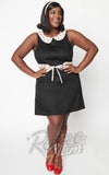 Smak Parlour Black & Cherry Print Mini Dress curvy Smak Parlour Black & Cherry Print Mini Dress curvy