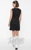 Smak Parlour Black & White Scallop Stripe Mini Dress back Smak Parlour Black & White Scallop Stripe Mini Dress back